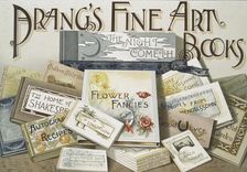 Prang's Fine Art Books. [Poster depicting several of Prang's books, including The..., c1865 - 1899. Creator: Louis Prang