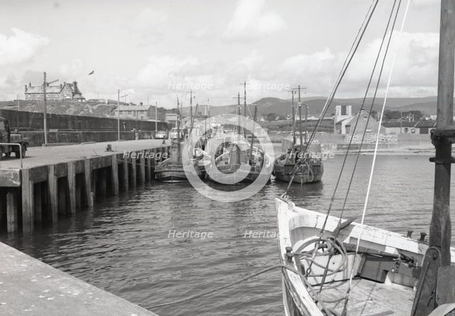 Prawn drifters, Kilkeel Harbour, County Down, Northern Ireland, c1955. Creator: Arthur Charles Kirby Ware.