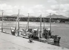 Prawn drifters, Kilkeel Harbour, County Down, Northern Ireland, c1955. Creator: Arthur Charles Kirby Ware