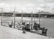 Prawn drifters, Kilkeel Harbour, County Down, Northern Ireland, c1955. Creator: Arthur Charles Kirby Ware