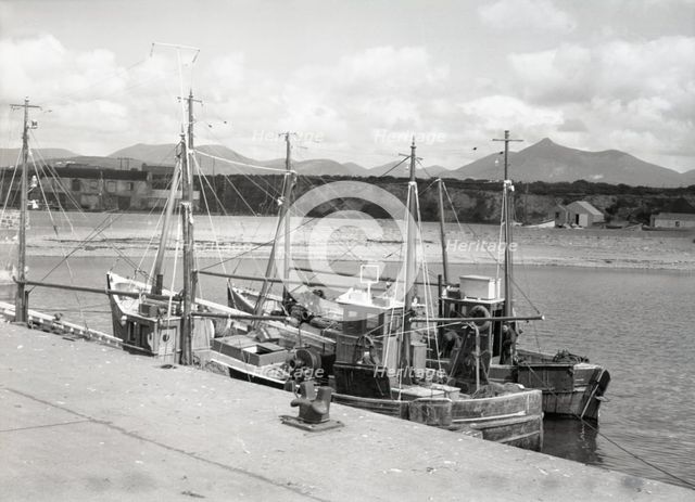Prawn drifters, Kilkeel Harbour, County Down, Northern Ireland, c1955. Creator: Arthur Charles Kirby Ware.