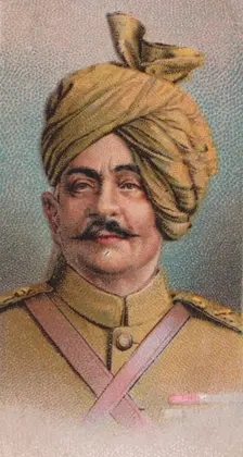 Pratap Singh (1845-4 -1922), British Indian Army officer, Maharaja of Idar, 1917