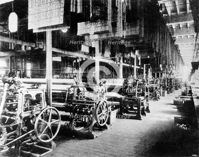 Pratt, Hurst and Co, lace curtain manufacturers, Nottingham, Nottinghamshire, c1900. Creator: Pike.