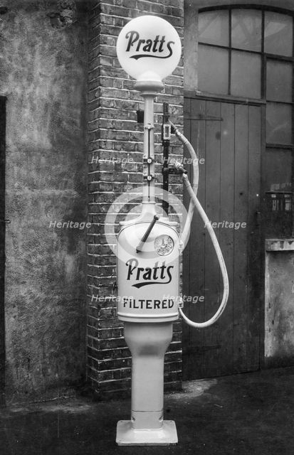 Pratt's Gilbarco T8 petrol pump 1912. Creator: Unknown.