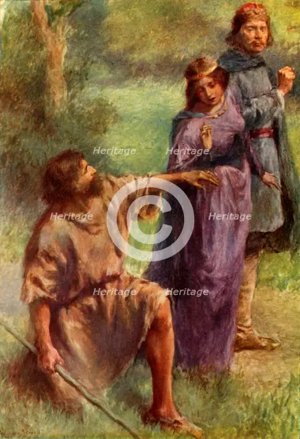 "Pray, give me your hand that I may see your ring!", 1917. Creator: Unknown.