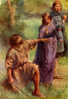 "Pray, give me your hand that I may see your ring!", 1917. Creator: Unknown