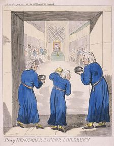 Pray remember us poor children 1795. Artist: Isaac Cruikshank