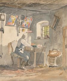 Prayer, 1841. Creator: Karoly Lajos Libay