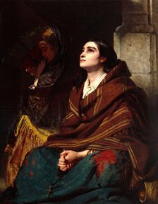Prayer, 1859. Creator: John Phillip