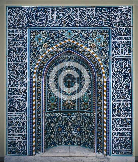 Prayer Niche (Mihrab), early 1600s. Creator: Unknown.