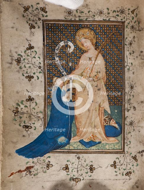 Prayer book in Dutch, c.1430. Creator: Unknown.