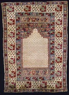 Prayer Carpet, Turkey, 1875/1900. Creator: Unknown