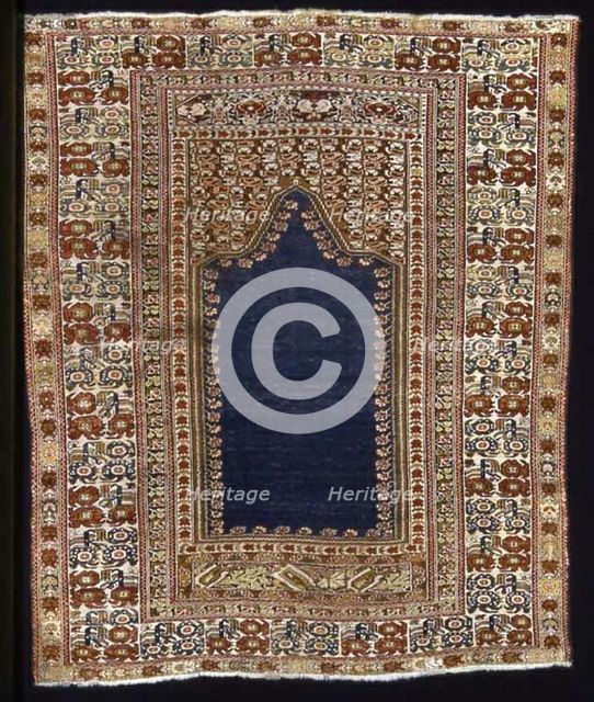 Prayer Carpet, Turkey, 1875/1900. Creator: Unknown.