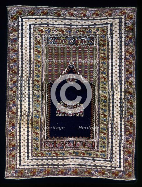 Prayer Carpet, Turkey, 1875/1900. Creator: Unknown.