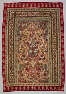 Prayer Rug, 1800s. Creator: Unknown