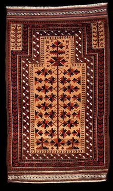 Prayer Rug, about 1875. Creator: Unknown