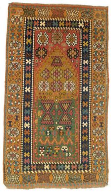 Prayer Rug; Kilim, late 19th century. Creator: Unknown