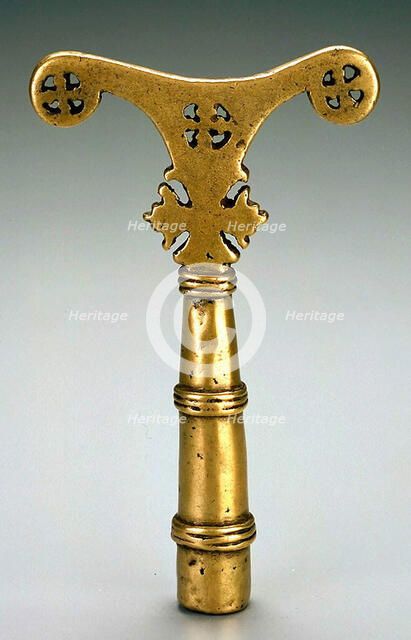 Prayer staff finial, 17th century. Creator: Unknown.