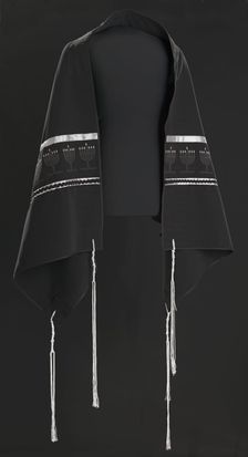 Prayer shawl from Beth Shalom B'nai Zaken Ethiopian Hebrew Congregation, 2010. Creator: Carolyn McCollough
