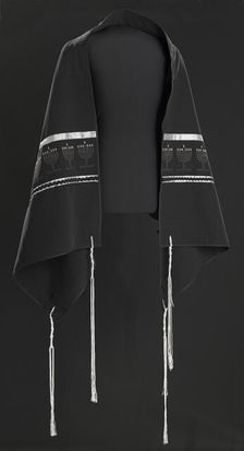 Prayer shawl from Beth Shalom B'nai Zaken Ethiopian Hebrew Congregation, 2010. Creator: Carolyn McCollough