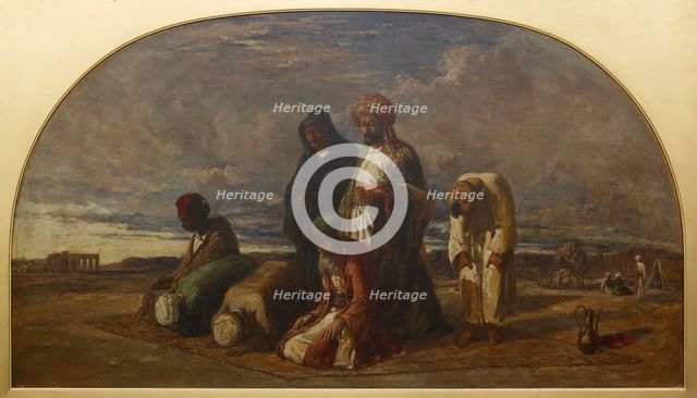 Prayers in the Desert, 1840-1849. Creator: William James Muller.