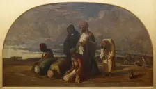 Prayers in the Desert, 1840-1849. Creator: William James Muller