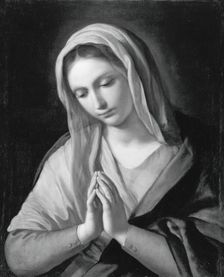 Praying Virgin, c. 1720. Creator: Unknown