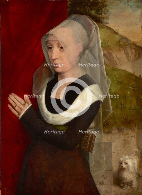 Praying woman with her dog, 1475-1480.