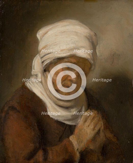 Praying Woman, c1630-1660s. Creator: Rembrandt Harmensz van Rijn.