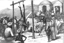 'Praying for Rain in Northern India; A Hindu Fakir Invoking the Gods 1891. Creator: Unknown