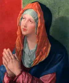 Praying Mary 1518, (1936). Artist: Albrecht Dürer