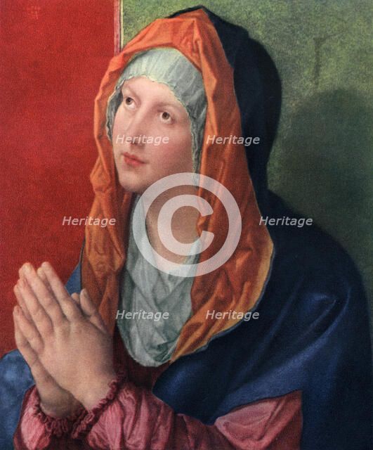 'Praying Mary', 1518, (1936). Artist: Albrecht Dürer