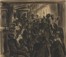 Prays Meetin ca.1935 - 1943. Creator: Lillian Richter Reynolds