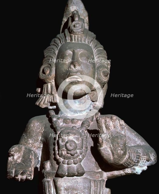 Pre-Columbian Mayan Maize-god. Artist: Unknown