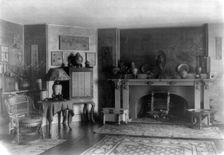 "Pre`s Choisis," Albert Herter house, Georgica Pond, East Hampton, New York., 1913. Creator: Frances Benjamin Johnston