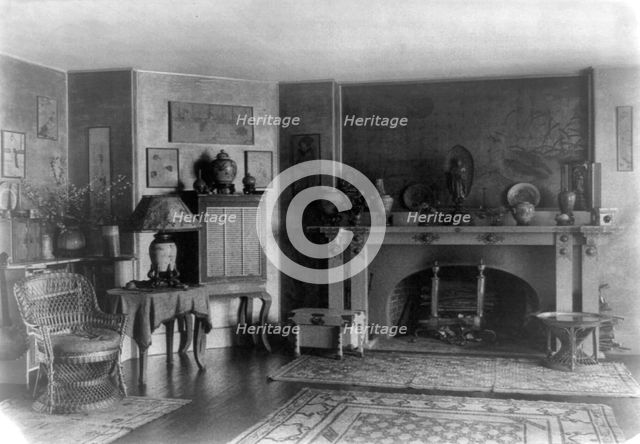 "Pre`s Choisis," Albert Herter house, Georgica Pond, East Hampton, New York., 1913. Creator: Frances Benjamin Johnston.