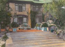"Pre`s Choisis," Albert Herter house, Georgica Pond, East Hampton, New York, c1913. Creator: Frances Benjamin Johnston