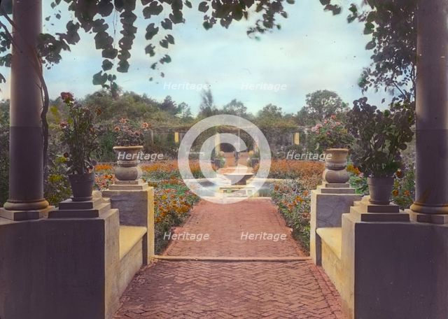 "Pre`s Choisis," Albert Herter house, Georgica Pond, East Hampton, New York, 1913. Creator: Frances Benjamin Johnston.