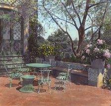 "Pre`s Choisis," Albert Herter house, Georgica Pond, East Hampton, New York, 1913. Creator: Frances Benjamin Johnston