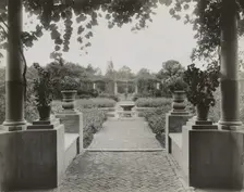 "Pre`s Choisis," Albert Herter house, Georgica Pond, East Hampton, New York, 1913. Creators: Frances Benjamin Johnston, Johnston-Hewitt Studio