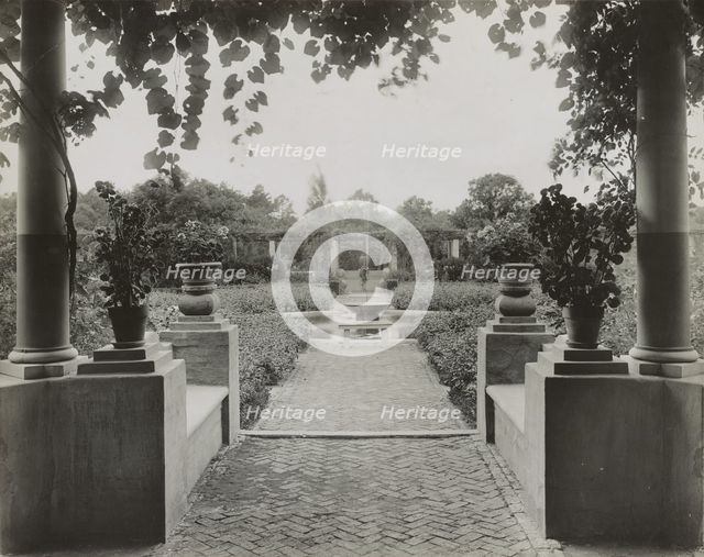"Pre`s Choisis," Albert Herter house, Georgica Pond, East Hampton, New York, 1913. Creators: Frances Benjamin Johnston, Johnston-Hewitt Studio.