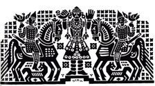 Pre-Slavic Ornamental Motif, 1934. Artist: Bilibin, Ivan Yakovlevich (1876-1942)