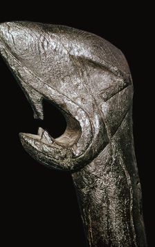 Pre-Viking head of a sea-monster, probably from the prow of a ship