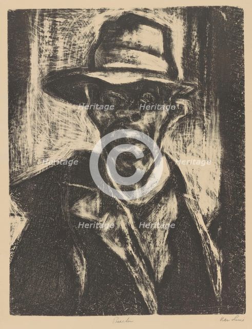 Preacher, ca.1935 - 1943. Creator: Nan Lurie.
