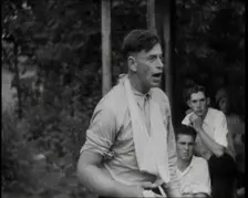 Preacher, Albert Teaster Delivering a Sermon, 1930s. Creator: British Pathe Ltd
