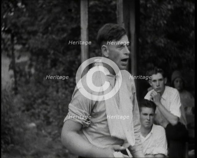 Preacher, Albert Teaster Delivering a Sermon, 1930s. Creator: British Pathe Ltd.