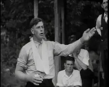 Preacher, Albert Teaster Delivering a Sermon, 1930s. Creator: British Pathe Ltd