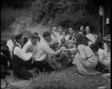 Preacher, Albert Teaster Delivering a Sermon, 1930s. Creator: British Pathe Ltd