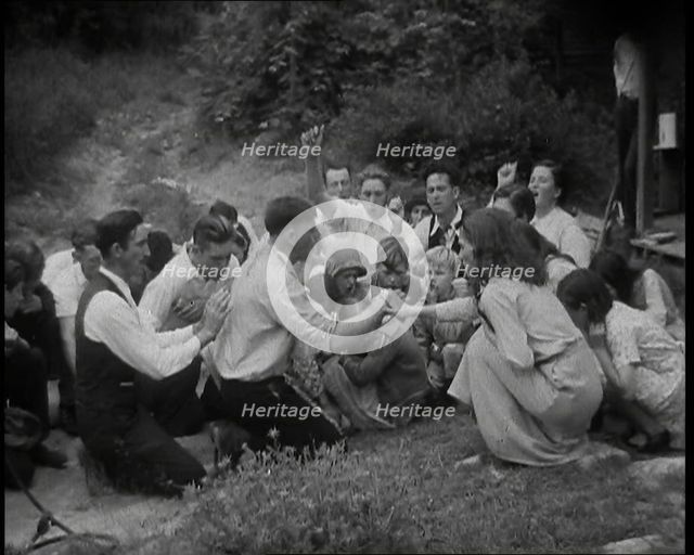 Preacher, Albert Teaster Delivering a Sermon, 1930s. Creator: British Pathe Ltd.