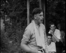 Preacher, Albert Teaster Delivering a Sermon, 1930s. Creator: British Pathe Ltd